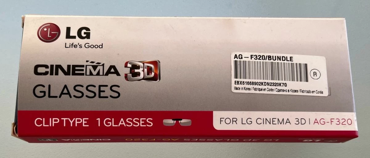 Vendora LG Cinema 3d Glasses Clip Type καινούργια - Image 2