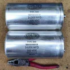 Vendora 14000μF 100V πυκνωτές US ARMY