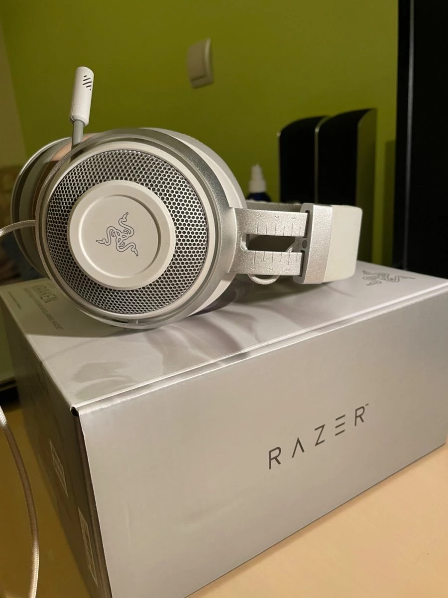 Vendora ακουστικα Gaming Razer Kraken Analog Mercury White