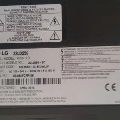Vendora LG 32LD550 LCD TV πλακέτα τροφοδοσίας