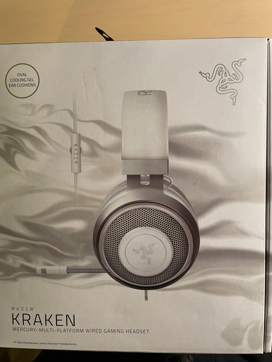 Vendora ακουστικα Gaming Razer Kraken Analog Mercury White - Image 2