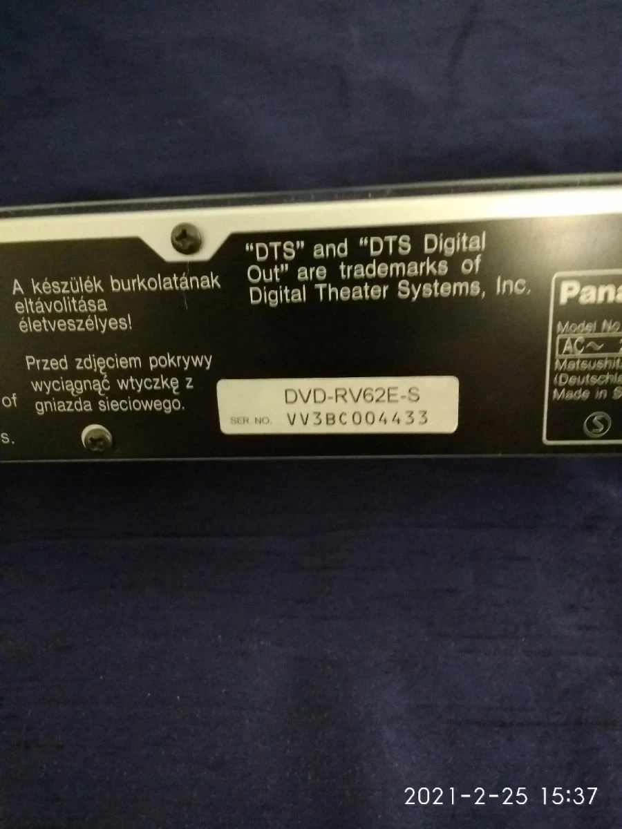 Vendora Panasonic DVD/ CD Player - Image 5