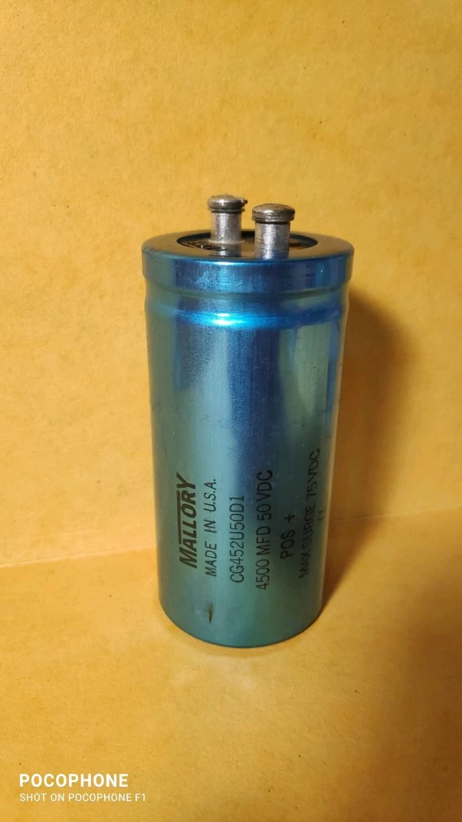 Vendora Πυκνωτής Mallory 4500 Mfd 50 VDC - Image 3