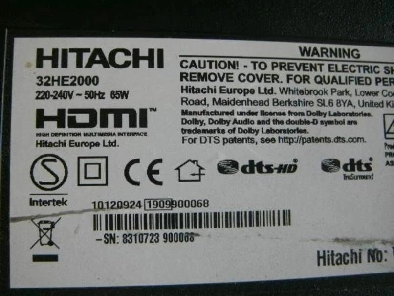 Vendora HITACHI 32” Smart-TV - Image 2