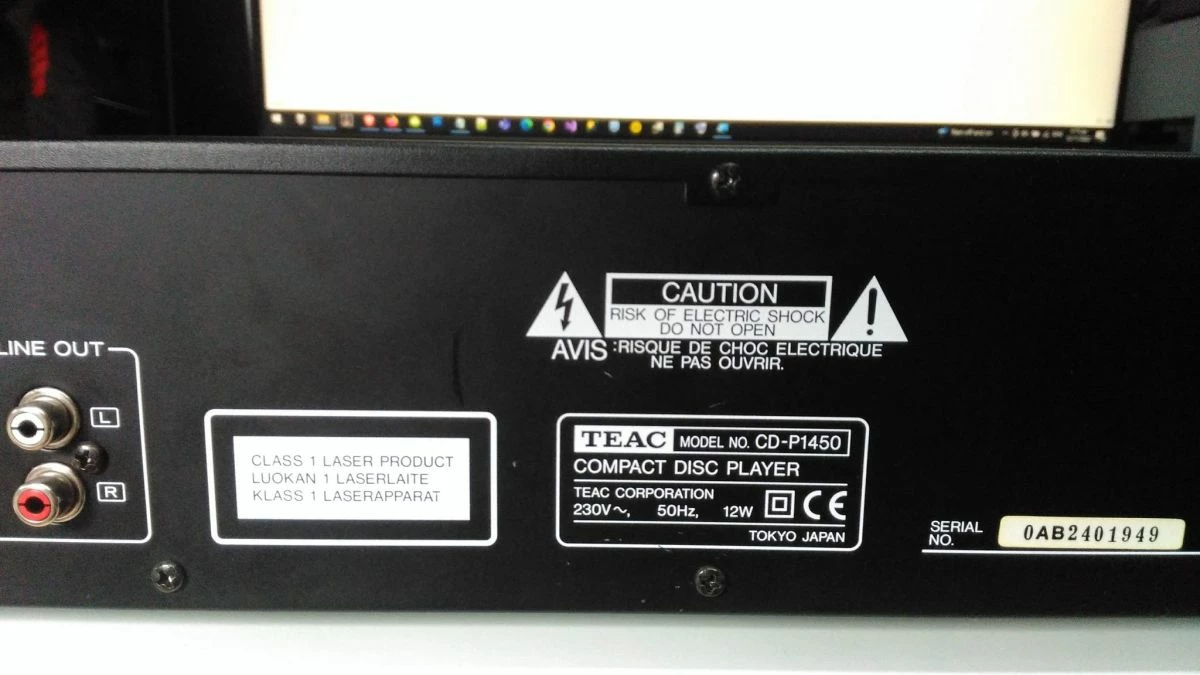 Vendora TEAC CD-P1450 CD PLAYER - Image 10