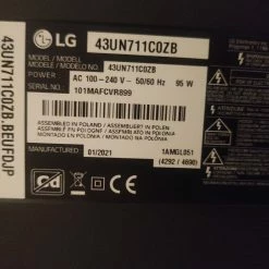 Vendora LG43un711c0zb