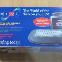 Vendora WEB2U παλιό σύστημα σύνδεσης στο ίντερνετ με την τηλεόραση καινούριο στο κουτί του