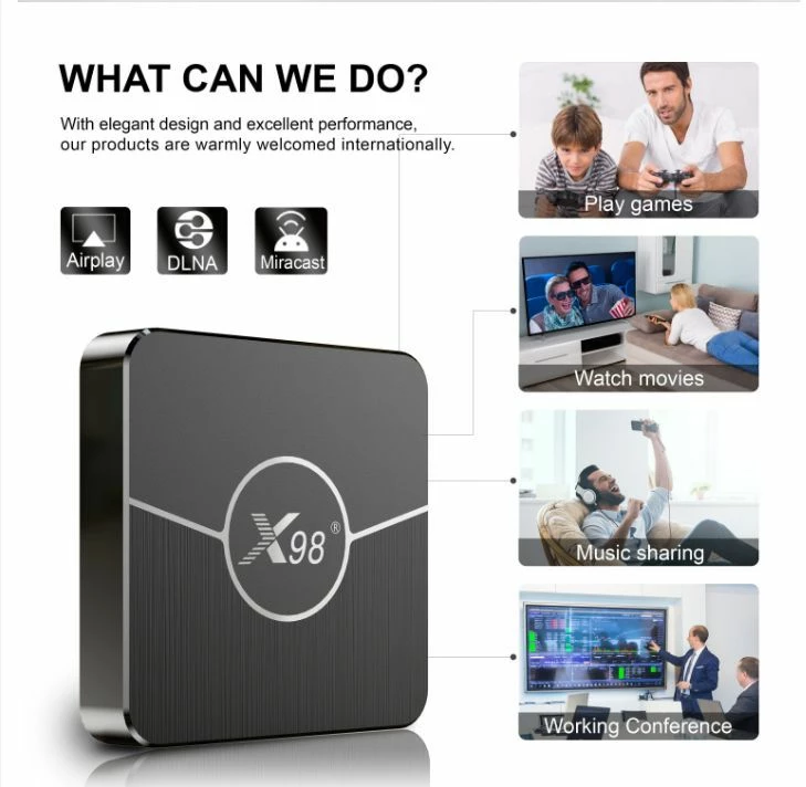 Vendora ΝΕΟ ΔΥΝΑΤΟ X98 Plus Android 11.0 TV Box Smart 4GB RAM 32GB Amlogic S905W2 2.4G/5G Wifi 4K 60fps Set Top Box (Με ΕΛΛΗΝΙΚΟ Μενού) - Image 10