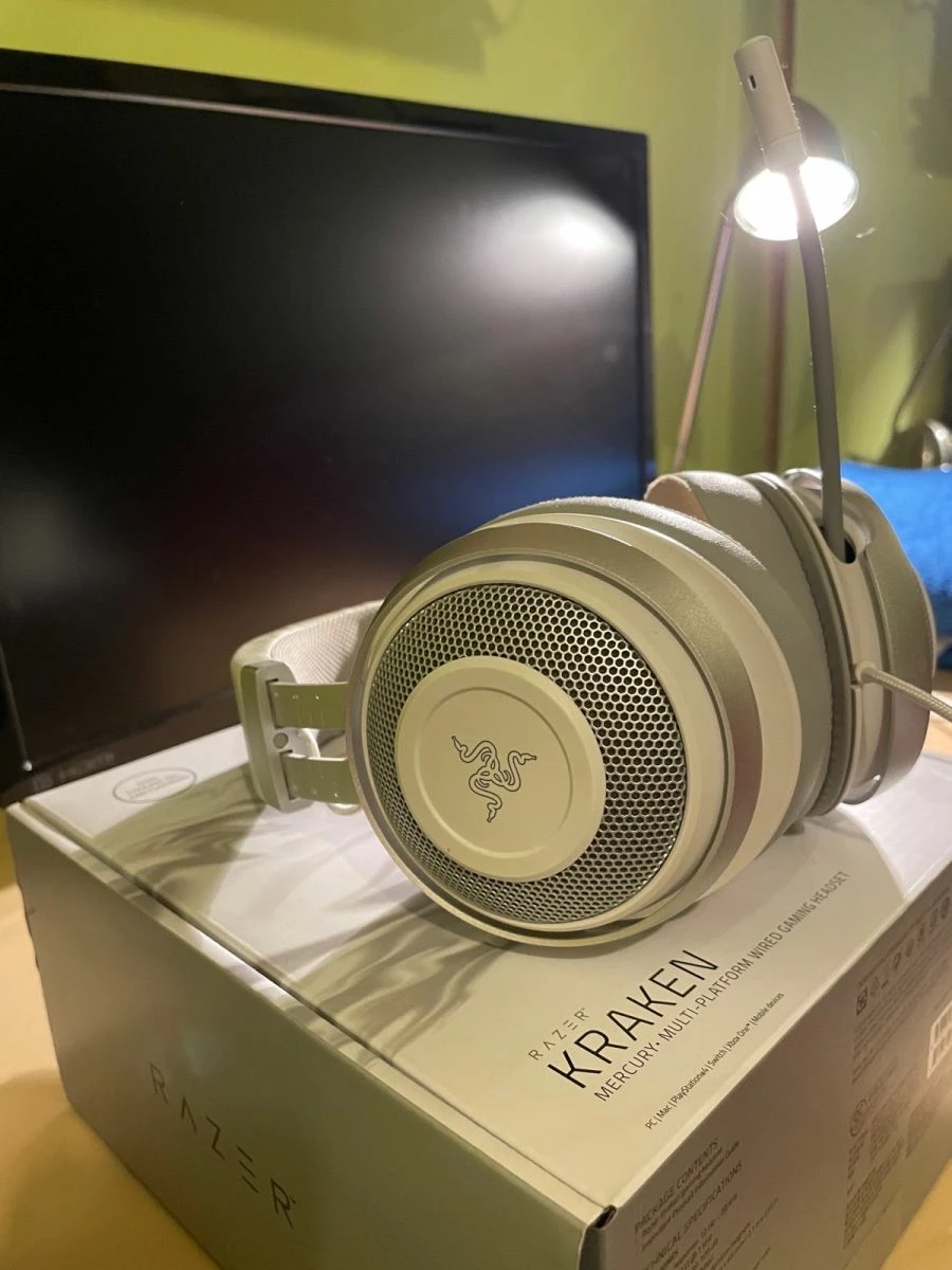 Vendora ακουστικα Gaming Razer Kraken Analog Mercury White - Image 4