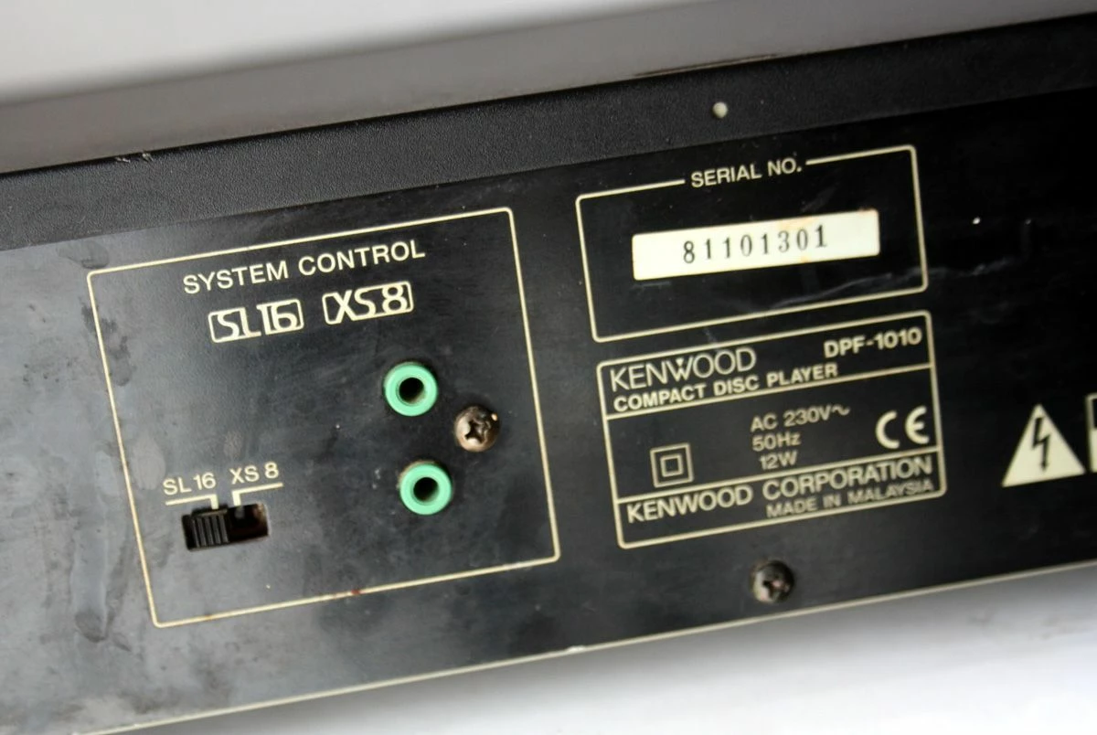 Vendora VINTAGE KENWOOD CD COMPACT DISC PLAYER DPF-1010 MADE IN MALAYSIA - Image 7