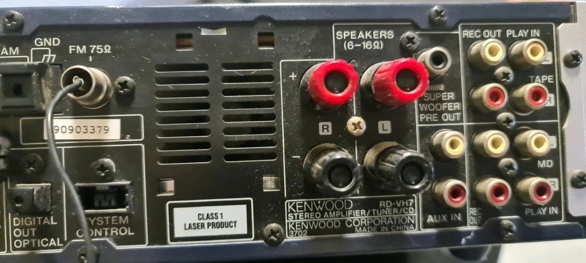 Vendora Kenwood RD-VH7 Stereo Amplifier Tuner CD Player - Image 5
