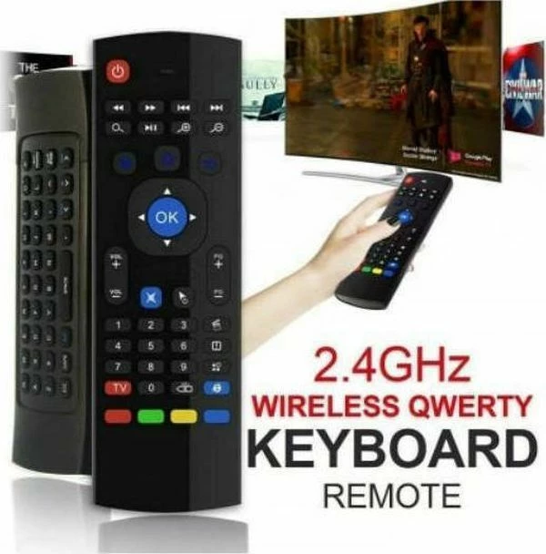 Vendora Ασύρματο πληκτρολόγιο-τηλεχειριστήριο Air Mouse Andowl Q-A08