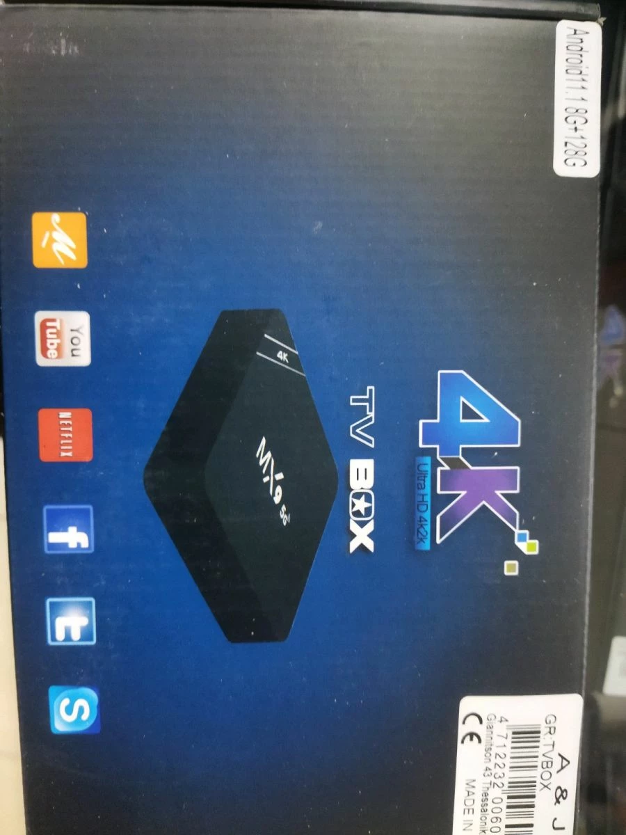 Vendora Android Tv Box 8/128gb