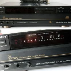 Vendora VINTAGE SONY 5 DISC CD COMPACT DISC PLAYER CDP-C50M AUTOMATIC DISC LOADING JAPAN