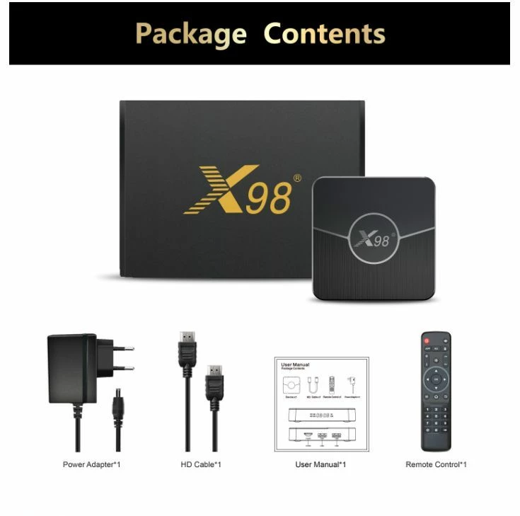 Vendora ΝΕΟ ΔΥΝΑΤΟ X98 Plus Android 11.0 TV Box Smart 4GB RAM 32GB Amlogic S905W2 2.4G/5G Wifi 4K 60fps Set Top Box (Με ΕΛΛΗΝΙΚΟ Μενού) - Image 8