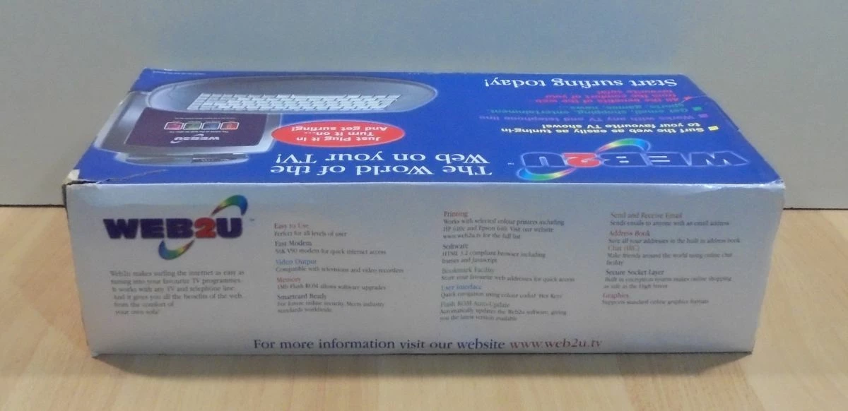 Vendora WEB2U παλιό σύστημα σύνδεσης στο ίντερνετ με την τηλεόραση καινούριο στο κουτί του - Image 7