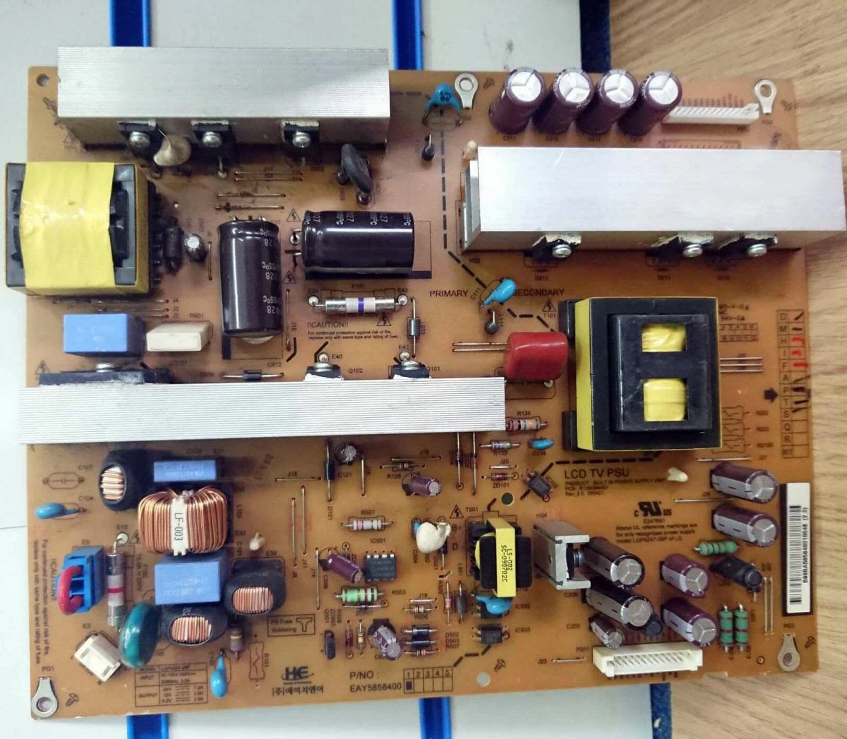 Vendora Πλακέτα τροφοδοσίας EAY5858400 1 (LGP4247-09P) για LG LCD TV (LG 42LF2510)